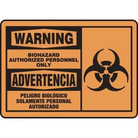 Accuform NO TRESPASSING, Aluminum, 14 in x 10 in, Hole Mounting SBMATR806VA